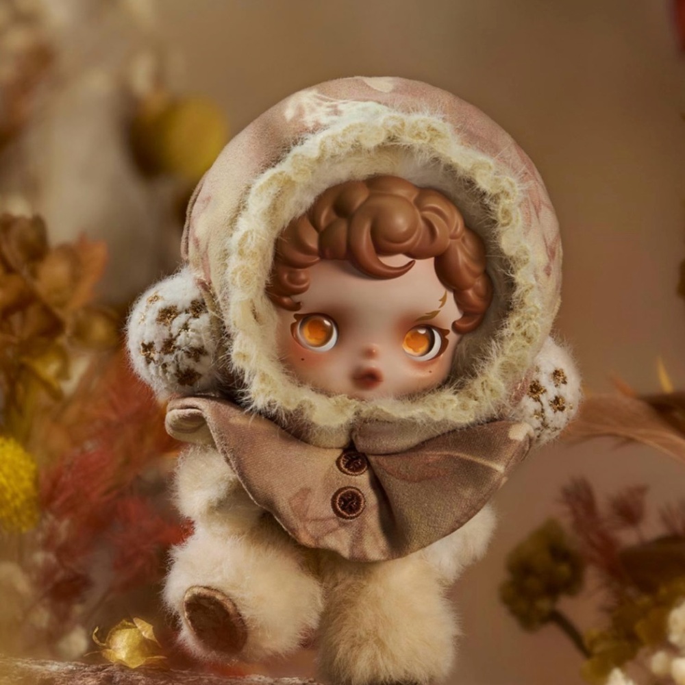 🧡 💯 AUTHENTIC SKULLPANDA Amber Figure – Pop Mart Limited Collectible 🧡